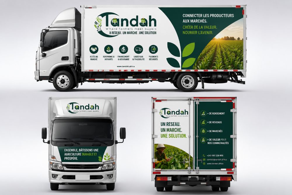 Tandah-branded logistics fleet
